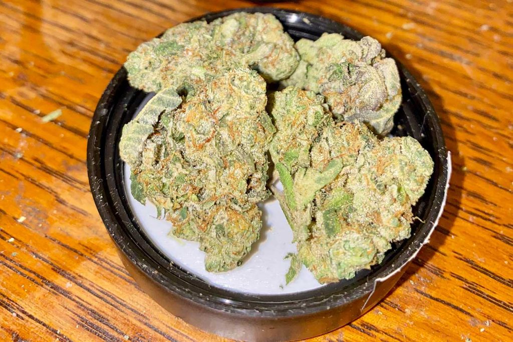 Big buds of Animal face Strain from Hello High Dispensary in New Jersey. Weed delivery near me in Atlantic City.