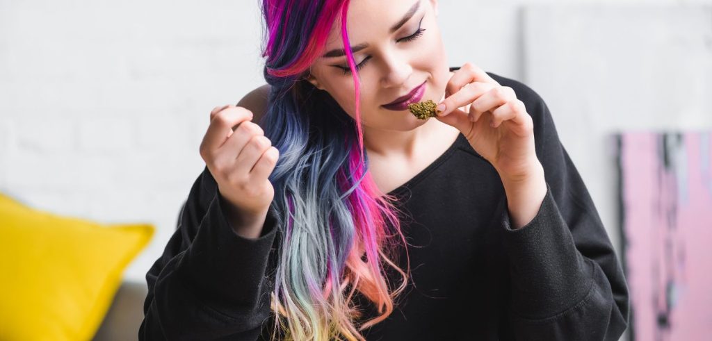 Another good thing about edibles in New Jersey is that they let you know exactly how much THC you're smoking.